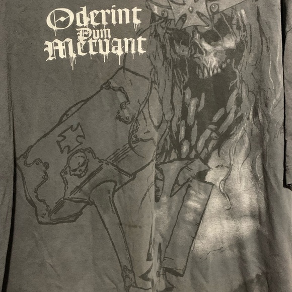 Vintage Triple H Skulls all over print shirt - Picture 2 of 5